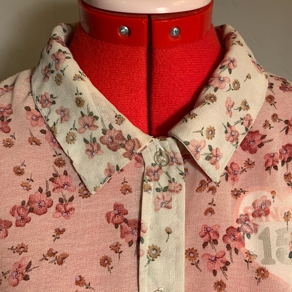 Poetry Vintage Patterned Collared Shirt - Picture 1 of 6